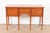 A gorgeous Federal or Hepplewhite style sideboard, credenza, or console By Baker Furniture USA, Late 20th Century Birdseye...