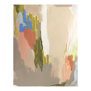 Taupe 4 - Abstract Colorful Desert Landscape Painting on Paper Original Artwork by Elisabeth Grace For Sale