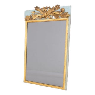 Antique French Pier Mirror in Gilt Frame, 19th Century For Sale