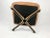 Leather Foot Stool King attributed to André Vandenbrouck for Strassle, 1960s For Sale - Image 6 of 9
