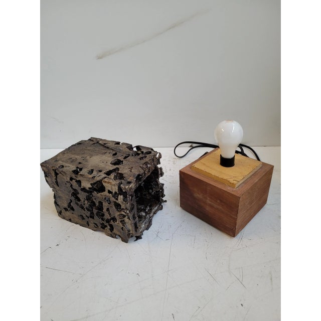 1960s Paul Evans & Phillip Lloyd Powell Attribution Table Lamps - a Pair For Sale In Santa Fe - Image 6 of 7