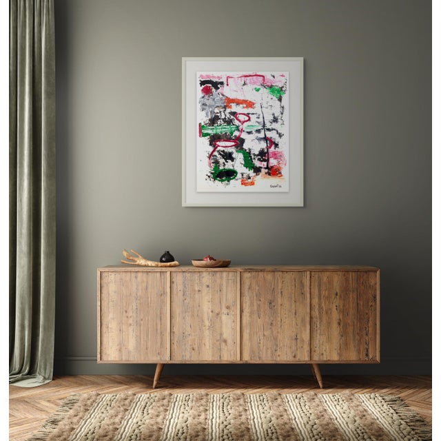 Picasso Style Abstract Figurative Painting by Diane Grant - Unique Piece For Sale - Image 4 of 12