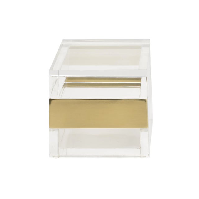 Transitional Acrylic Box, Large For Sale - Image 3 of 6