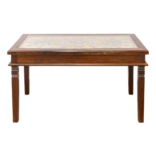 Vintage Indonesian Teak Table, 1980s For Sale