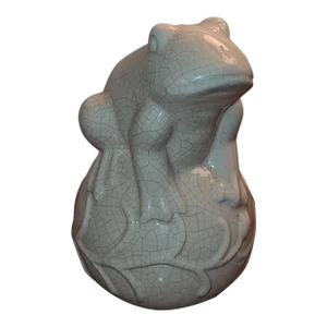 '90s Frog on a Stylized Ball