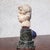 Baroque 17th Century White Marble Putto Head on a Column For Sale - Image 3 of 18
