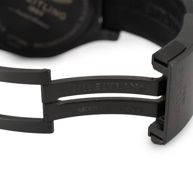 Breitling Superocean 46mm U17368 Black Rubber Steel Two-Tone Rose Gold Watch For Sale - Image 9 of 11