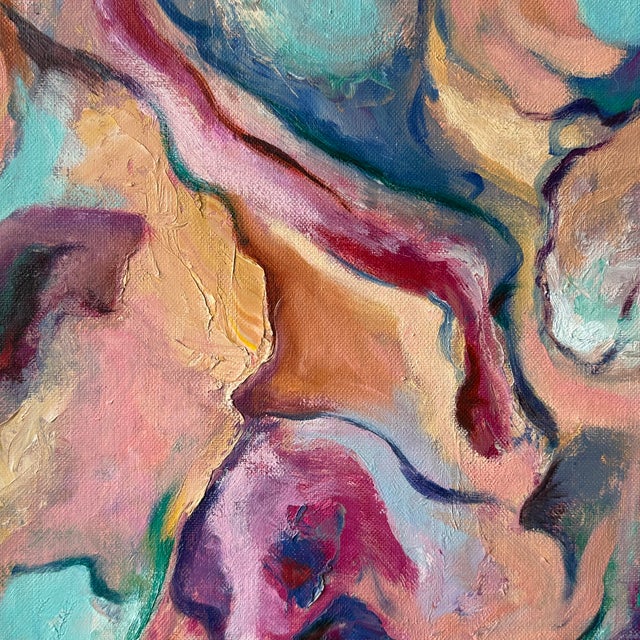 Wood Walter E Cohen Jr (1912-2004) Abstract Expressionism Framed Original For Sale - Image 7 of 10