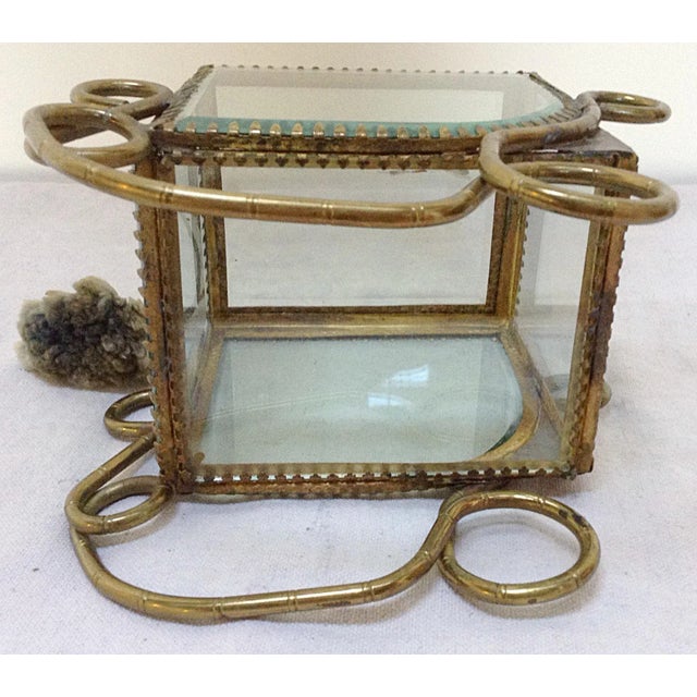 Antique Glass Carriage Jewel Box For Sale - Image 4 of 4