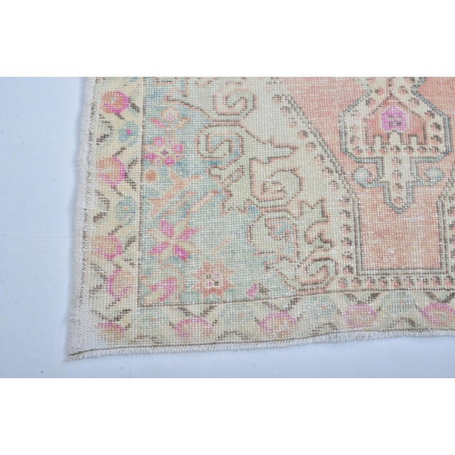 Vintage Turkish Anatolian Wool Carpet For Sale In Phoenix - Image 6 of 6