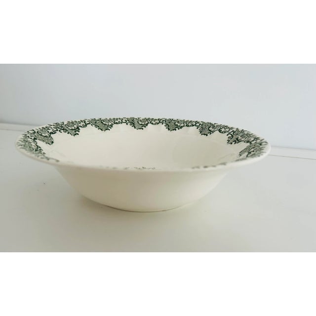 Victorian Vintage Royal China National Brotherhood of Operative Potters Serving Bowl For Sale - Image 3 of 4