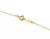 Late 20th Century Tiffany & Co. Stitch Crossover 18k Yellow Gold Pendant Necklace For Sale - Image 5 of 6