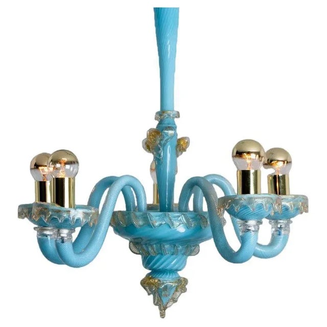 Vintage Italian Chandelier by Barovier & Toso, 1969 For Sale - Image 13 of 13