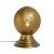 Late 20th Century Vintage Moroccan Brass Globe Table Lamp For Sale - Image 5 of 5