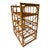 Mid 20th Century Vintage Bent Rattan Bamboo 12-Bottle Wine Rack - Coastal Boho For Sale - Image 5 of 12