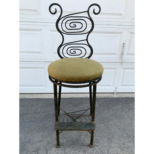 Brutalist Barstool For Sale - Image 9 of 9