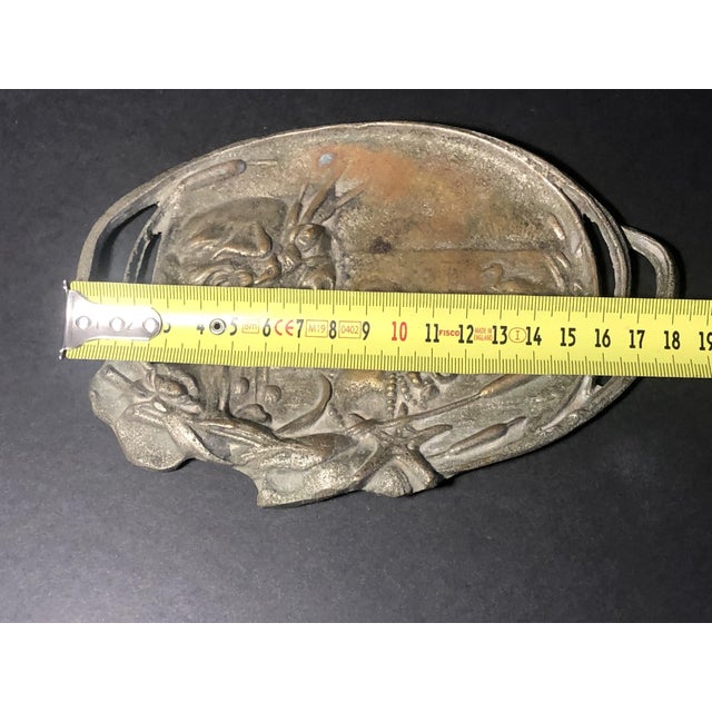 Metal Bronze Vide-Poche Dish, Early 20th Century For Sale - Image 7 of 9