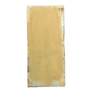 Vintage Russell Christoffersen Abstract on Canvas in Gold - Signed