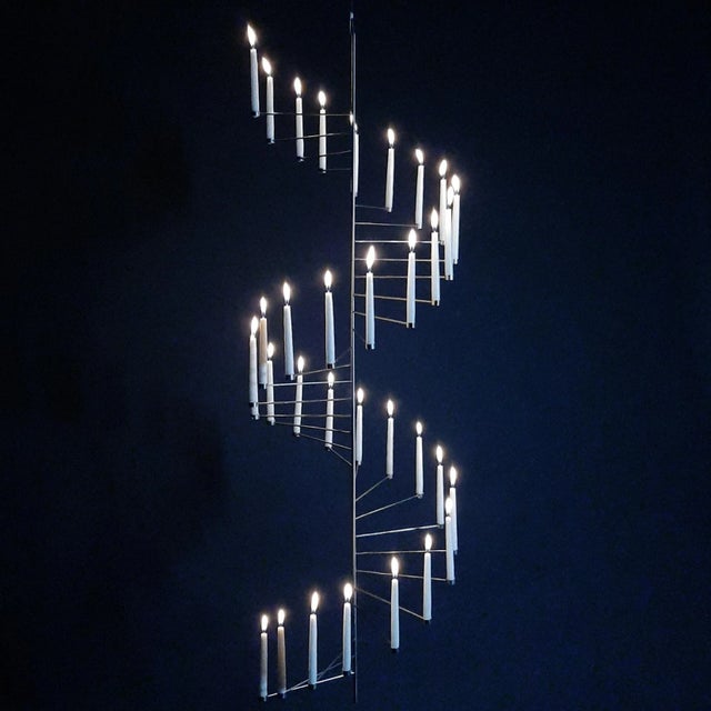 Chandelier Model Pk 101 attributed to Poul Kjærholm for E. Kold Christensen, 1965 For Sale - Image 12 of 13