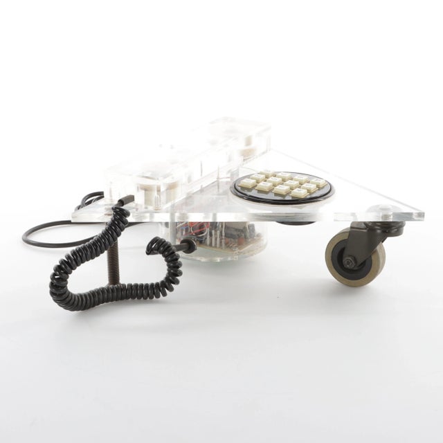 Acrylic Glass Telephone For Sale - Image 4 of 9