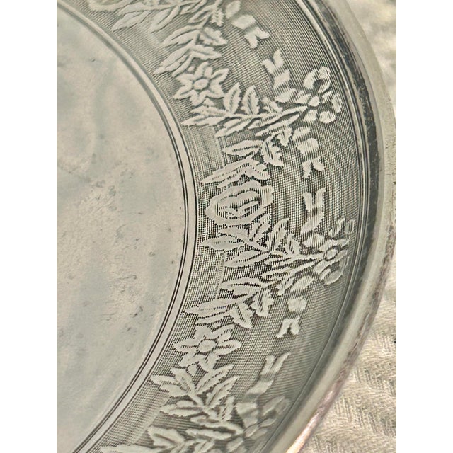 Silver Antique French .950 Sterling Silver Chocolate Cup & Trembleuse Saucer, Minerva Hallmarks, Louis XVI Style For Sale - Image 8 of 12