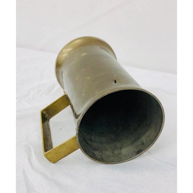 Antique Handmade Brass Cup For Sale In Raleigh - Image 6 of 8