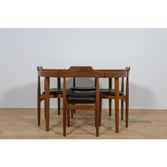 Mid-Century Modern Mid-Century Teak Dining Table & Chairs by Hans Olsen for Frem Røjle, Denmark, 1960s, Set of 5 For Sale - Image 3 of 18