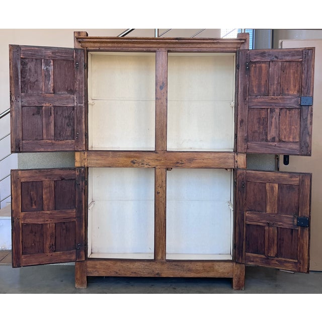 Wardrobe, Cupboard or Cabinet, Walnut, Castilian Influence, Spain Restored For Sale - Image 6 of 10