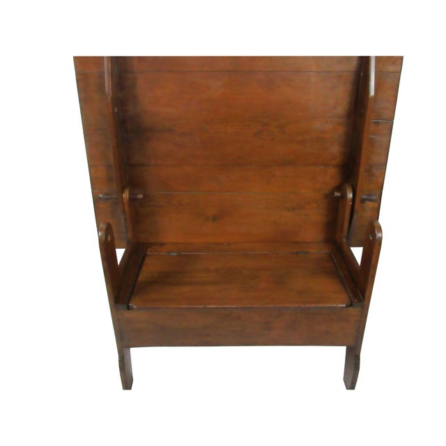 Antique Farmhouse Trestle Tilt Top Table Bench Chairish