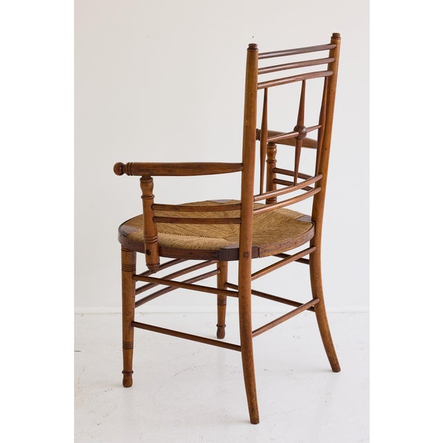 Morris & Co. Armchair From the Sussex Line, London, 19th Century For Sale - Image 17 of 18