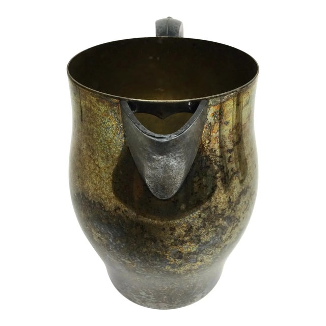 Vintage Silverplate Oneida Water Pitcher For Sale - Image 9 of 13