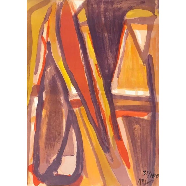 Lithograph, 1977 Handsigned by the artist in pencil and numbered 31/100 Publisher : Maeght (Paris) Printer : Pierre Badey...