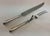 1980s Silver Pair Carving Set, Carving Fork & Carving Knife, Feather Edge. For Sale - Image 14 of 14