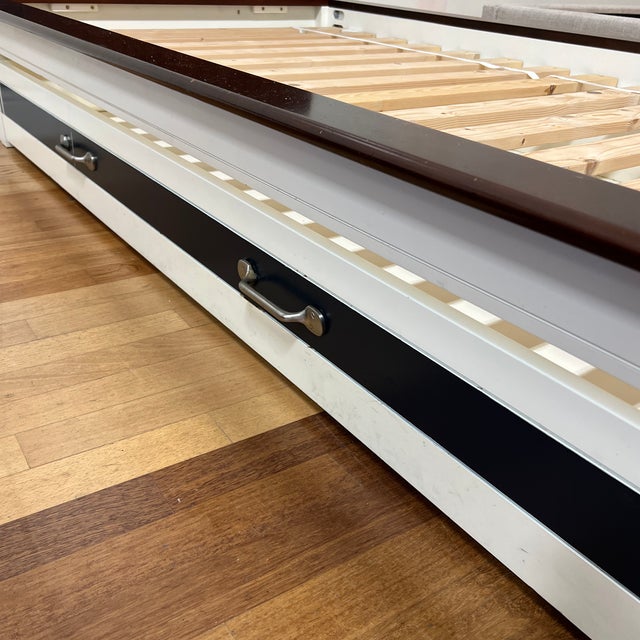 2010s Twin Size Pottery Barn Speed Boat Bed Frame + Trundle For Sale - Image 5 of 7