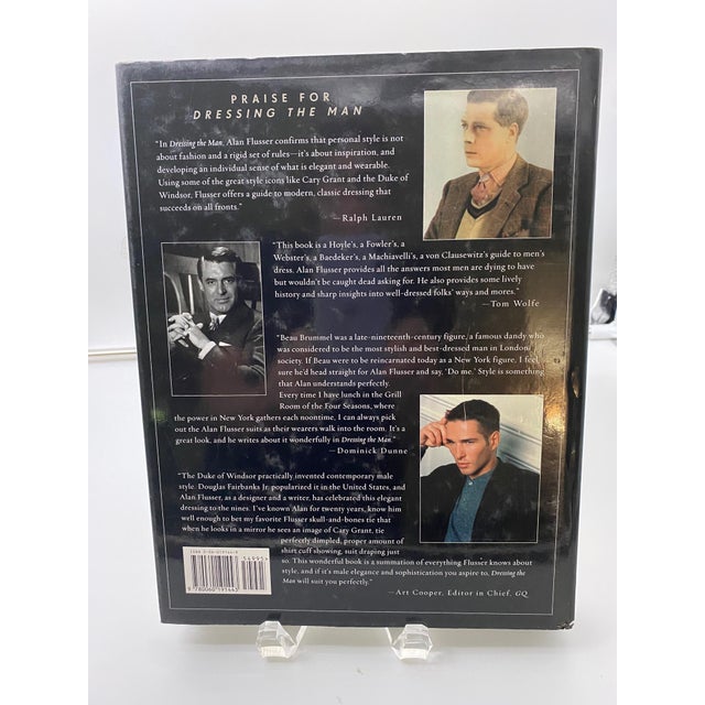First Edition, 2002, Fashion Book, Dressing the Man by Alan
