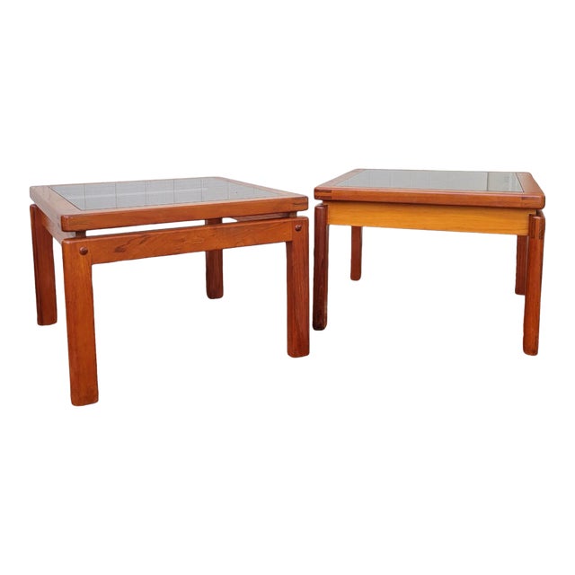 Danish Teak Side Tables - Kristiansen & Thomassen Vintage - Mid-Century Modern Set of 2 For Sale