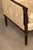Brown Federal Sheraton Style Upholstered Sofa With Carved Wood Frame For Sale - Image 8 of 18