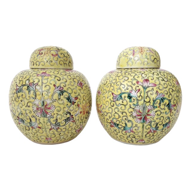 Pair Ginger Jars Chairish