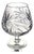 West German Hand Cut Lead Crystal Centerpiece Snifter Vase, 9", Late 20th Century For Sale