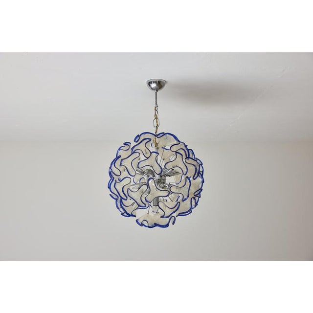 Venini Italian Pendant Light from Venini, 1960s For Sale - Image 4 of 8