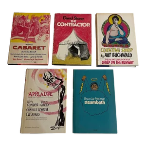 Vintage 1960s and 1970s Playbooks - Set of 5