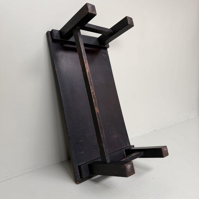 Low Japanese Minimalist Mingei Writing Table, 1910s For Sale - Image 9 of 11