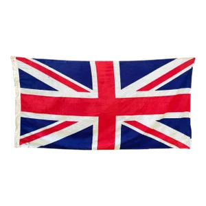 Vintage British Navy Flag Union Jack Naval Flag