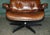 Set of Brown Leather Lounge Armchair and Ottoman with Bentwood Frame from Artsome For Sale - Image 4 of 18