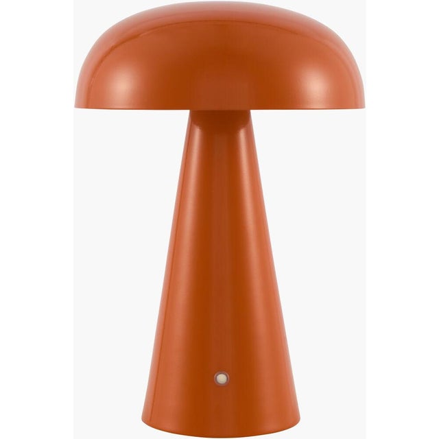 Contemporary Umbra Accent Table Lamp Orange For Sale - Image 3 of 3