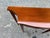 English Vintage Hepplewhite Style Mahogany and Burled Wood Inlaid Console Table For Sale - Image 3 of 17