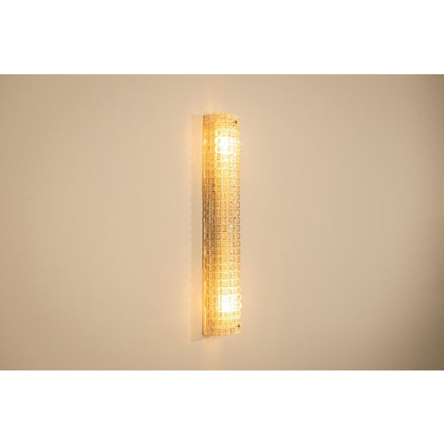 Large Murano Glass Wall Lamp attributed to Venini, Italy, 1970s For Sale - Image 12 of 12