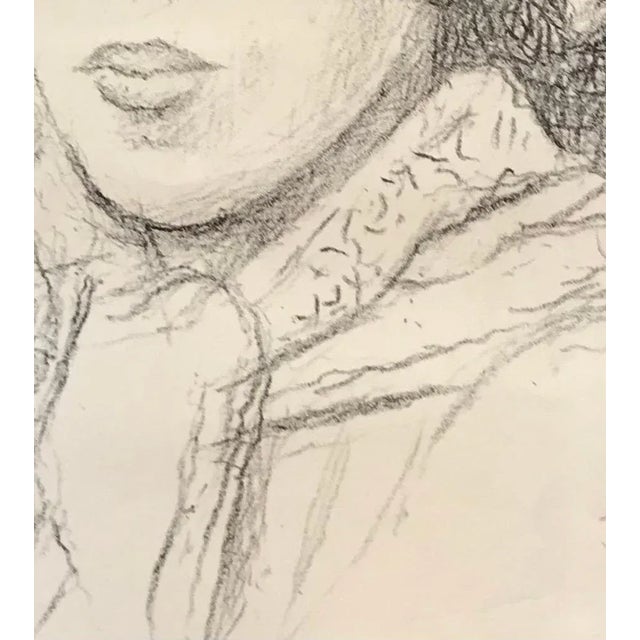 Alexandre Blanchet, Young Woman, Pastel on Paper For Sale - Image 6 of 9