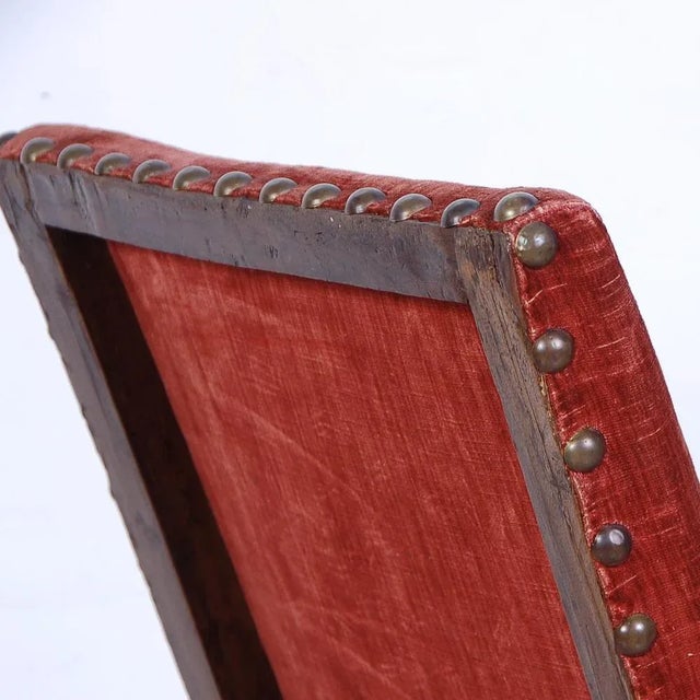 Antique Throne Armchair in Walnut For Sale - Image 10 of 11