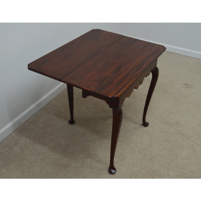 Stickley Colonial Williamsburg Drop Side Mahogany Table For Sale - Image 9 of 12